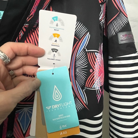 NWT Roxy Dry Flight Jacket - Picture 13 of 16